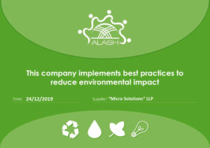 ALASH reduce environmental impcat from 24122019